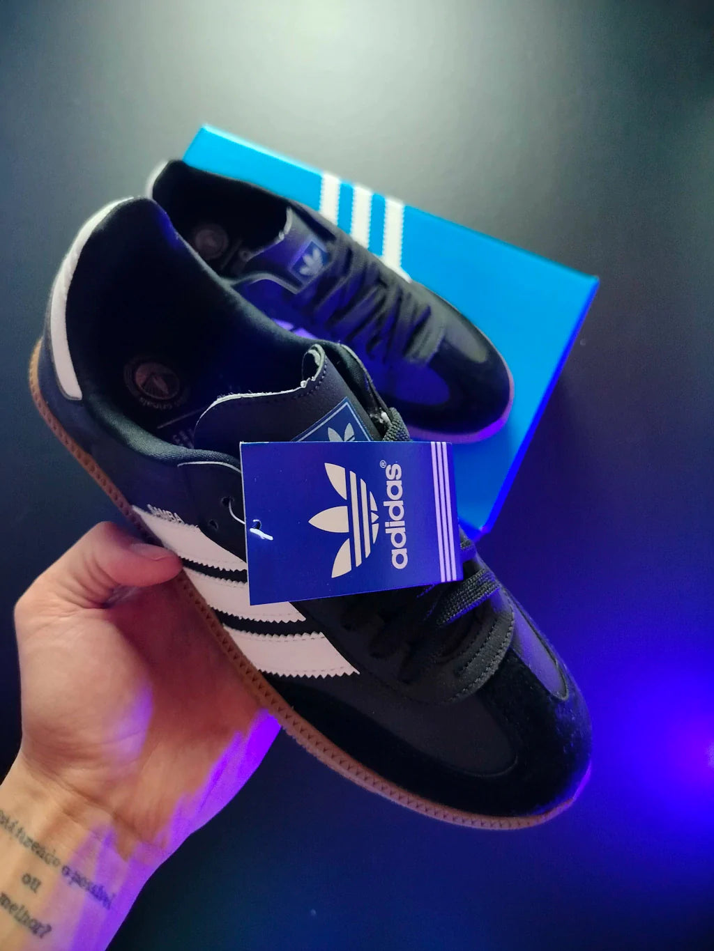 ADIDAS SAMBA PRETO/CAMURÇA