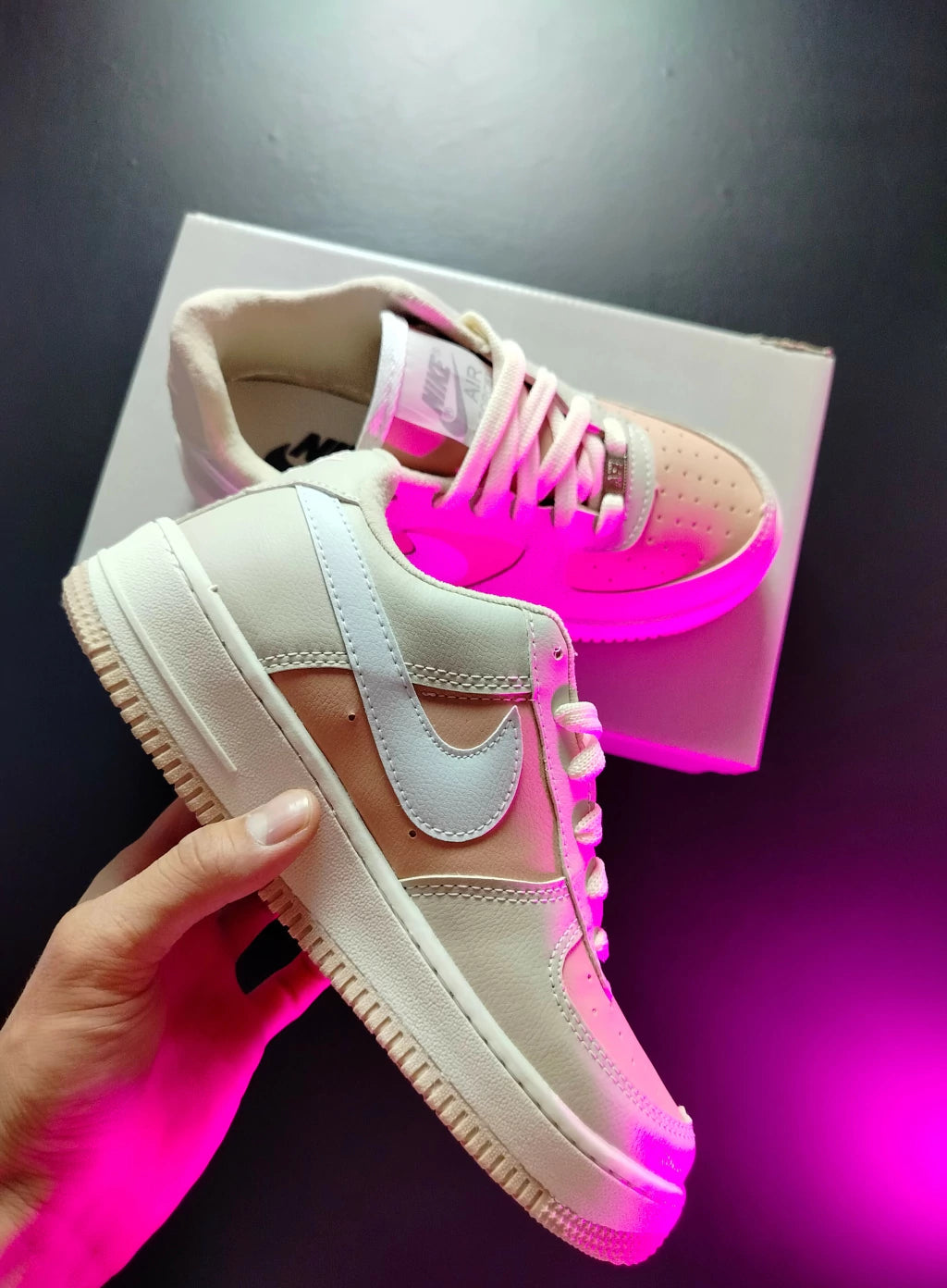 NIKE FEMININO ROSA/BEGE